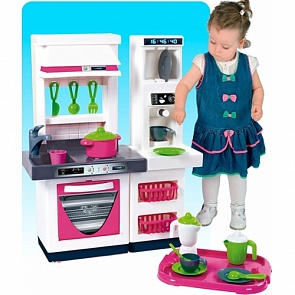 Модульная кухня из 2 модулей и набор посуды (PALAU TOYS, 07/1586veg) Модульная кухня из 2 модулей и набор посуды (PALAU TOYS, 07/1586veg)